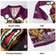 Queensland Maroons Hawaiian Shirt Santa Scoring Touchdown On Christmas Game Day