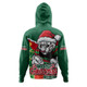 South Sydney Rabbitohs Hoodie Santa Scoring Touchdown On Christmas Game Day