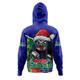 New Zealand Warriors Hoodie Santa Scoring Touchdown On Christmas Game Day