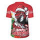 St. George Illawarra Dragons Rugby Jersey Santa Scoring Touchdown On Christmas Game Day