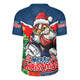 Sydney Roosters Rugby Jersey Santa Scoring Touchdown On Christmas Game Day