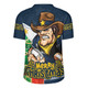 North Queensland Cowboys Rugby Jersey Santa Scoring Touchdown On Christmas Game Day