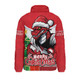St. George Illawarra Dragons Padded Jacket Santa Scoring Touchdown On Christmas Game Day