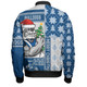Canterbury-Bankstown Bulldogs Bomber Jacket Christmas Magic Knit Style Winter Glow