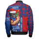 Newcastle Knights Bomber Jacket Christmas Magic Knit Style Winter Glow