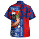 Newcastle Knights Hawaiian Shirt Christmas Magic Knit Style Winter Glow
