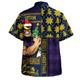 Melbourne Storm Hawaiian Shirt Christmas Magic Knit Style Winter Glow