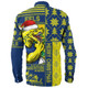 Parramatta Eels Long Sleeve Shirt Christmas Magic Knit Style Winter Glow