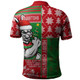 South Sydney Rabbitohs Polo Shirt Christmas Magic Knit Style Winter Glow