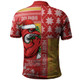 Redcliffe Dolphins Polo Shirt Christmas Magic Knit Style Winter Glow