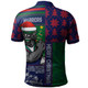 New Zealand Warriors Polo Shirt Christmas Magic Knit Style Winter Glow