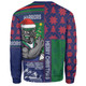 New Zealand Warriors Sweatshirt Christmas Magic Knit Style Winter Glow