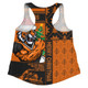 Wests Tigers Women Racerback Singlet Christmas Magic Knit Style Winter Glow