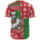 South Sydney Rabbitohs Baseball Shirt Christmas Magic Knit Style Winter Glow