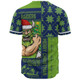 Canberra Raiders Baseball Shirt Christmas Magic Knit Style Winter Glow