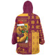 Brisbane Broncos Snug Hoodie Christmas Magic Knit Style Winter Glow