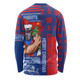 Newcastle Knights Long Sleeve T-shirt Christmas Magic Knit Style Winter Glow