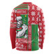 South Sydney Rabbitohs Long Sleeve T-shirt Christmas Magic Knit Style Winter Glow