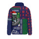 New Zealand Warriors Padded Jacket Christmas Magic Knit Style Winter Glow