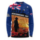 Australia Long Sleeve T-shirt Remembrance Day Australia Honour The Fallen