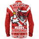 St. George Illawarra Dragons Long Sleeve Shirt Merry Christmas Festive Spirit Edition