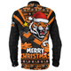 Wests Tigers Long Sleeve Shirt Merry Christmas Festive Spirit Edition