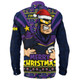 Melbourne Storm Long Sleeve Shirt Merry Christmas Festive Spirit Edition