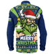 Canberra Raiders Long Sleeve Shirt Merry Christmas Festive Spirit Edition