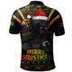 Penrith Panthers Polo Shirt Merry Christmas Festive Spirit Edition