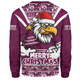 Manly Warringah Sea Eagles Sweatshirt Merry Christmas Festive Spirit Edition