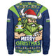 Canberra Raiders Sweatshirt Merry Christmas Festive Spirit Edition