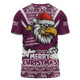 Manly Warringah Sea Eagles T-Shirt Merry Christmas Festive Spirit Edition