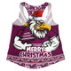 Manly Warringah Sea Eagles Women Racerback Singlet Merry Christmas Festive Spirit Edition