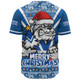 Canterbury-Bankstown Bulldogs Baseball Shirt Merry Christmas Festive Spirit Edition