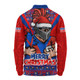 Newcastle Knights Long Sleeve Polo Shirt Merry Christmas Festive Spirit Edition