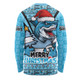 Cronulla-Sutherland Sharks Long Sleeve T-shirt Merry Christmas Festive Spirit Edition