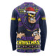 Melbourne Storm Long Sleeve T-shirt Merry Christmas Festive Spirit Edition
