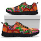 Australia Aboriginal Sneaker - Aussie Indigenous Patterns Orange