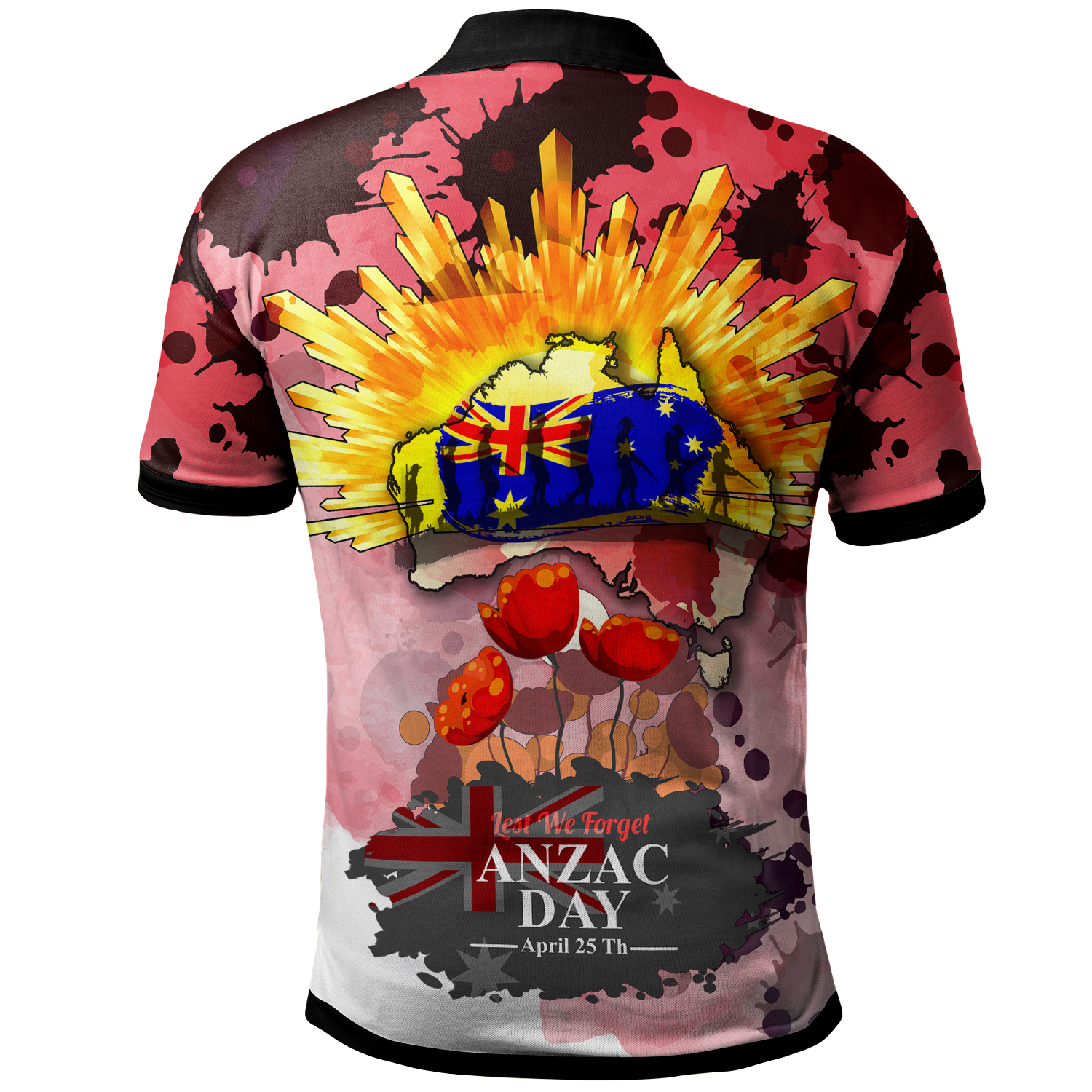 Australia Anzac Day Polo Shirt - Anzac Day