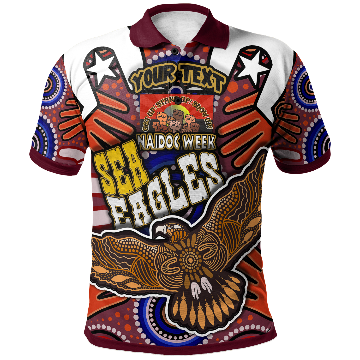 Australia Sydney's Northern Beaches Polo Shirt - Custom Naidoc Week ...