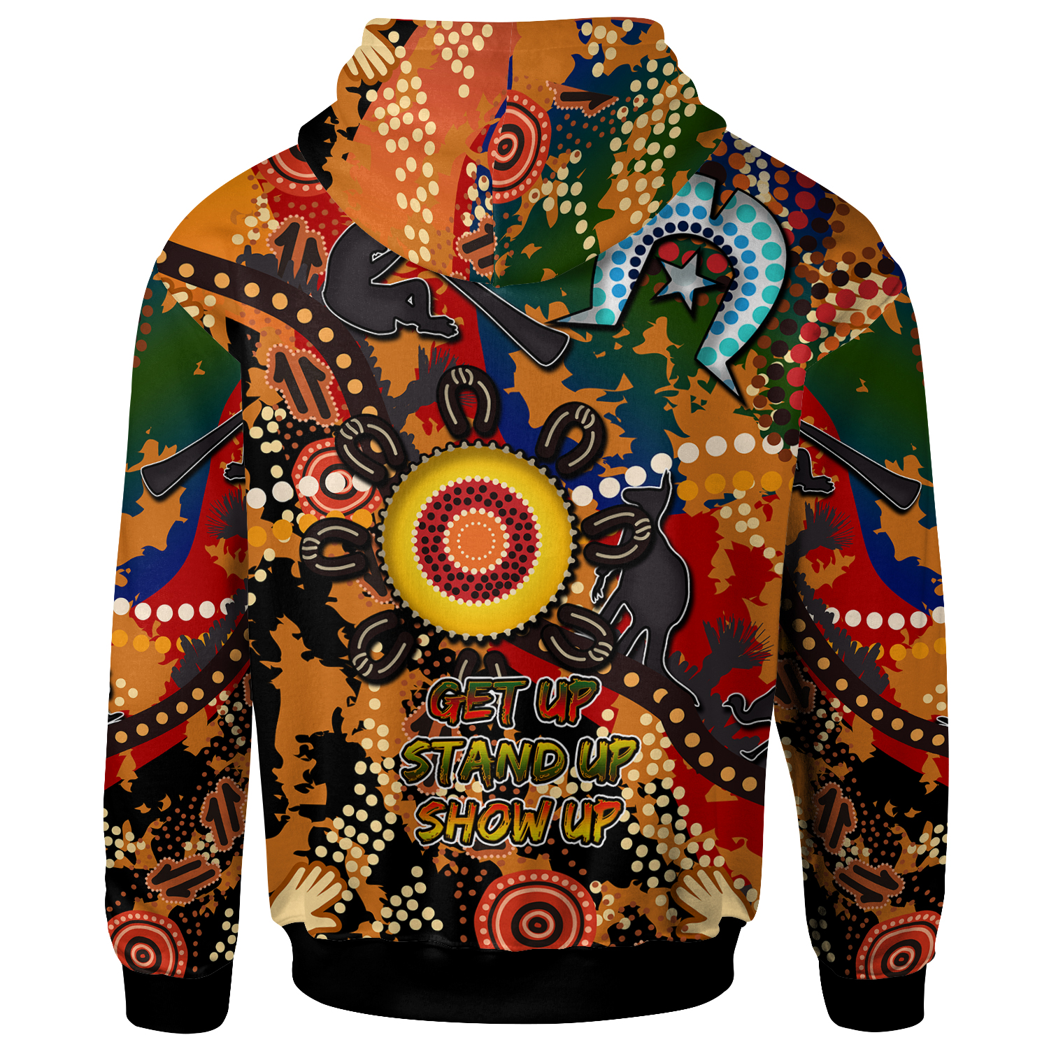 Australia Naidoc Week Hoodie - Custom Naidoc Aboriginal Dot Art ...