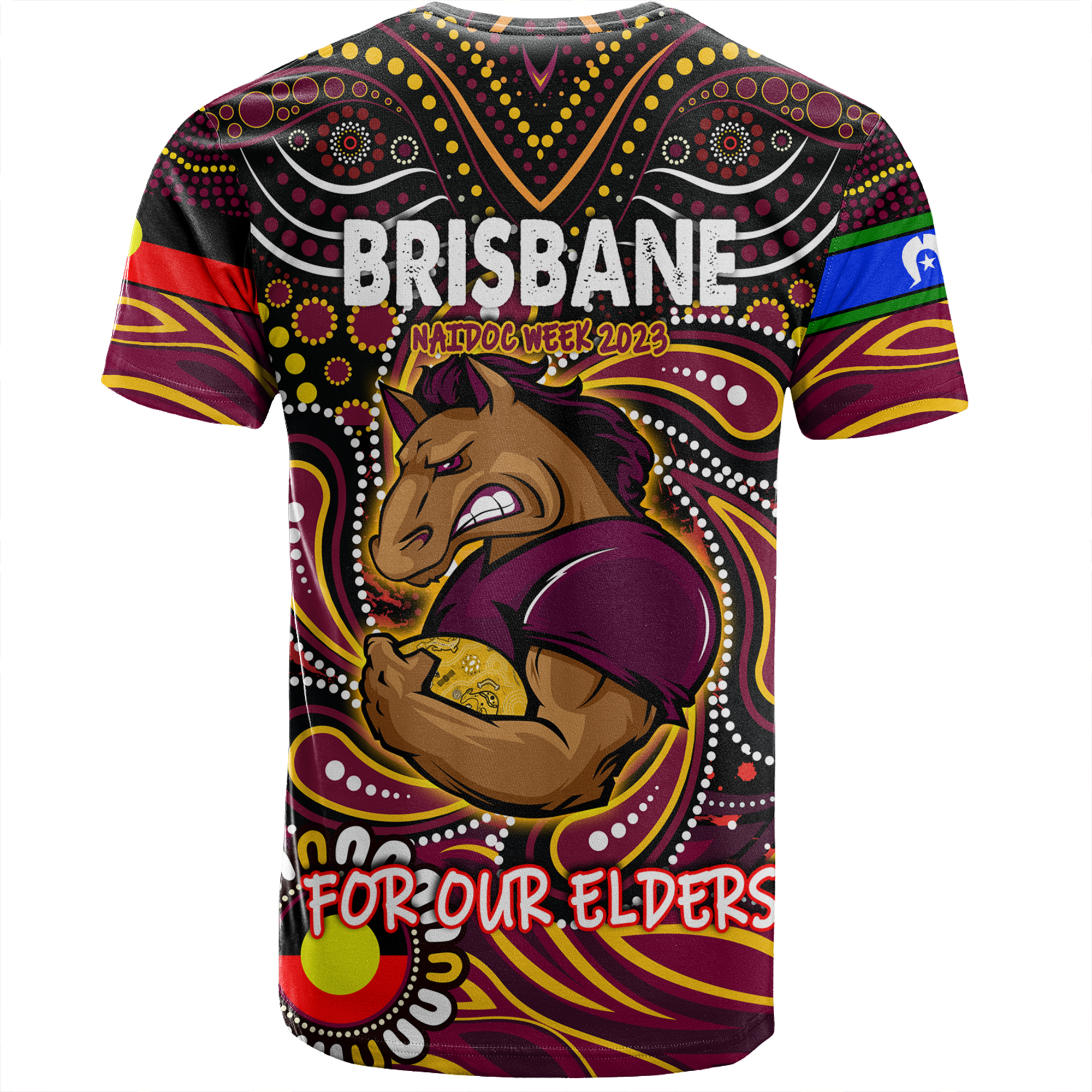 Brisbane Broncos Naidoc Week T-Shirt - Aboriginal For Our Elder NAIDOC ...