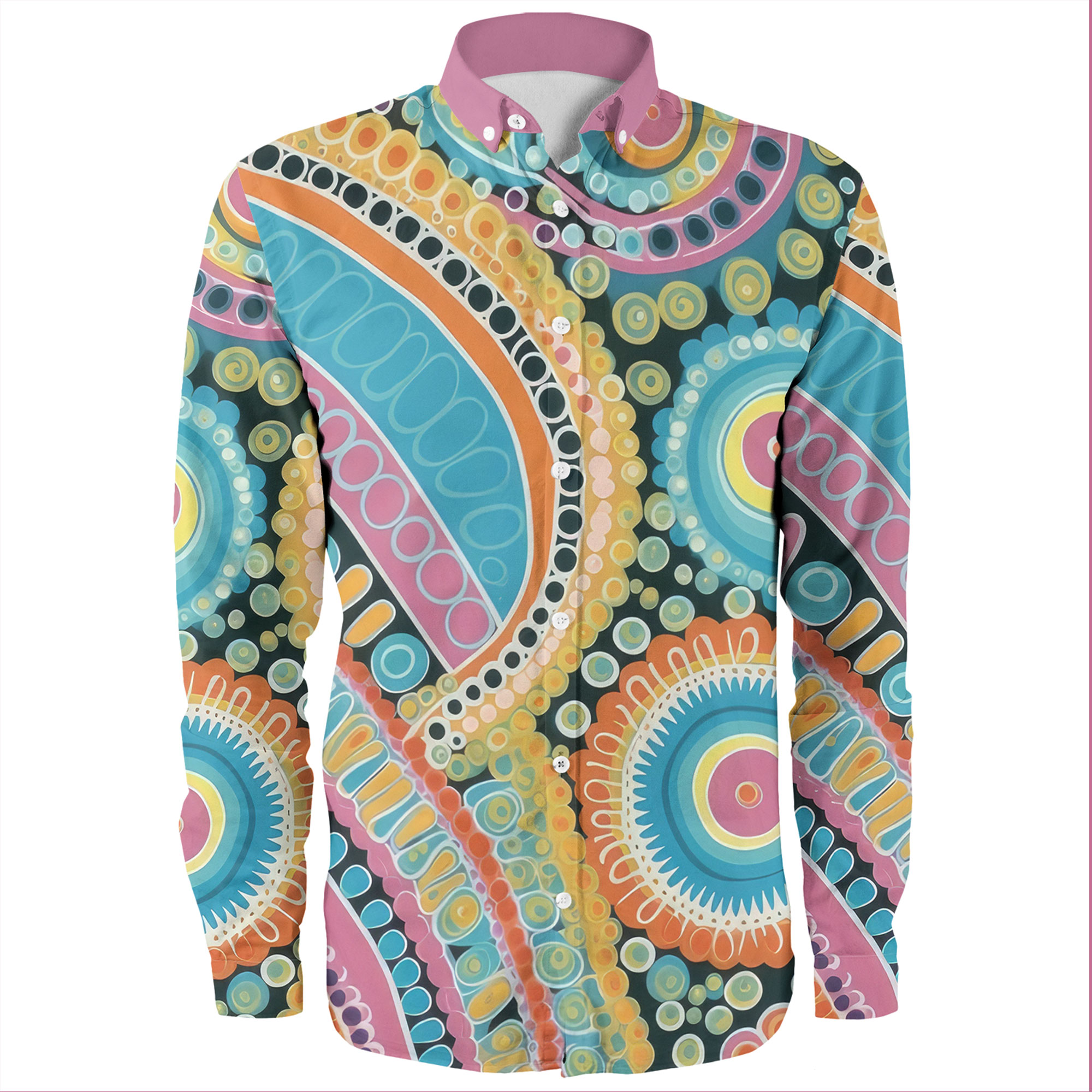 Australia Aboriginal Long Sleeve Shirts - Australian Indigenous ...