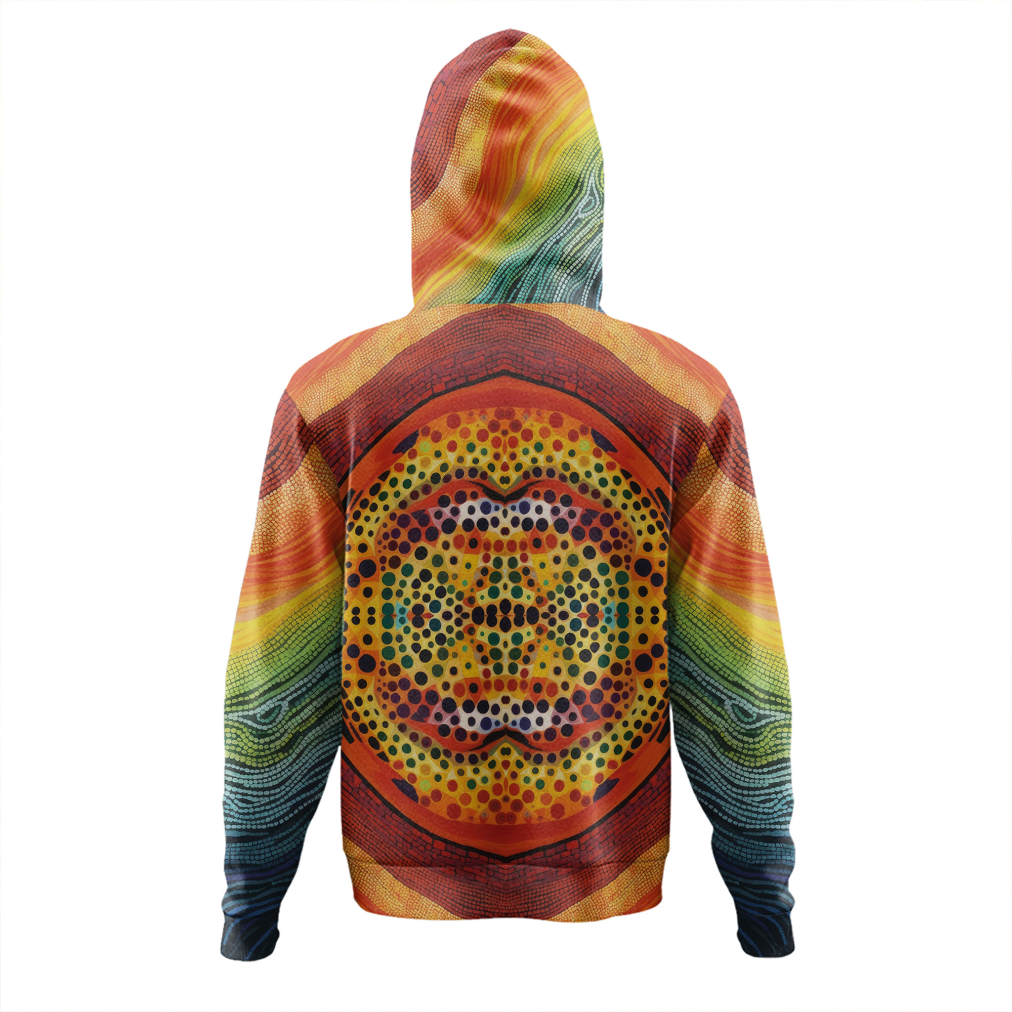 Aboriginal Personalised Kid Hoodie - Turtle Indigenous Art main image 0