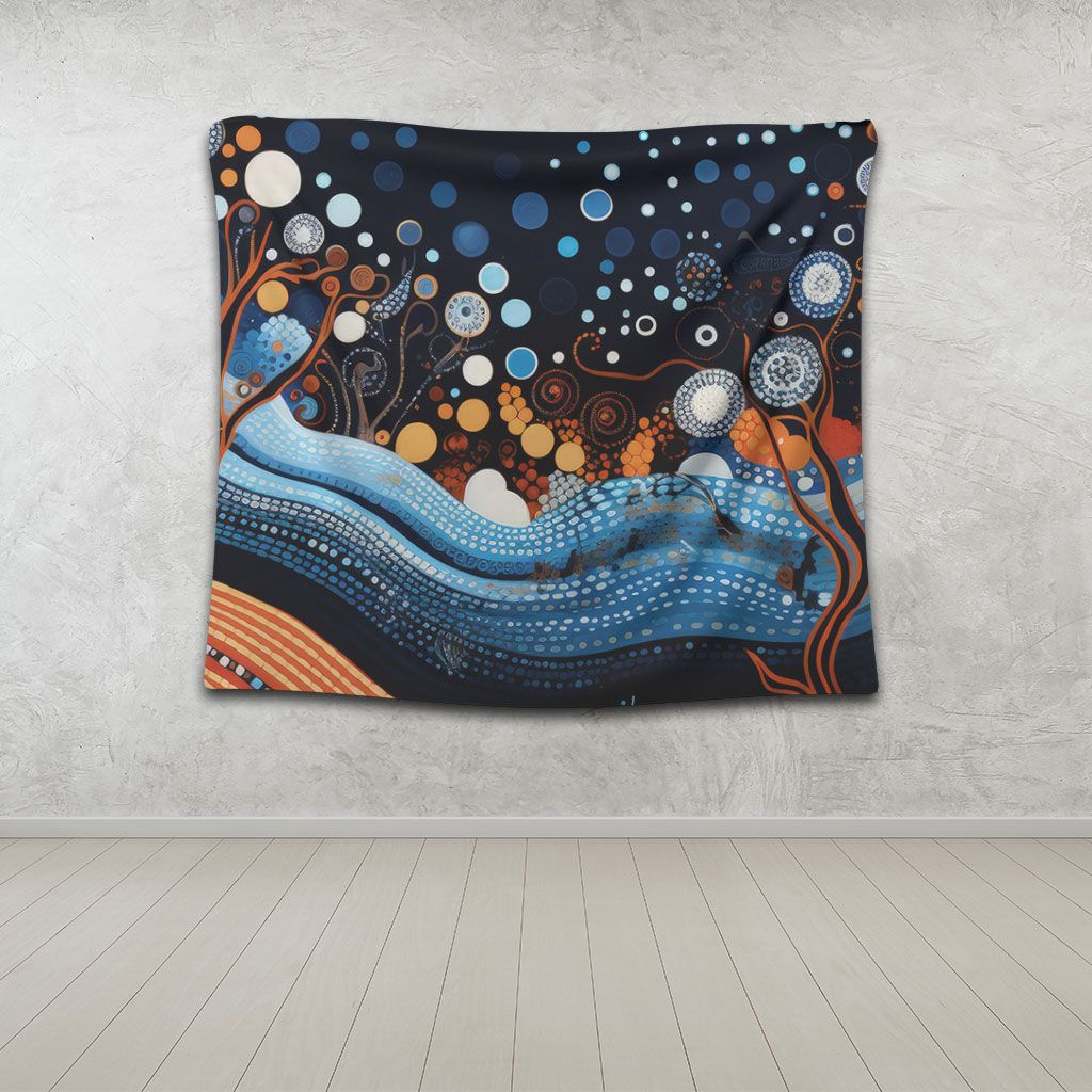 Australia Dreaming Aboriginal Tapestry - Aboriginal Culture Indigenous ...