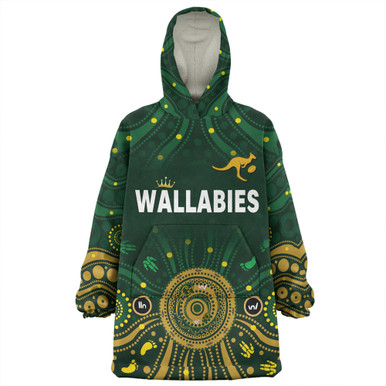 Australia Flag Circle Embroidery - Sustainably Made Hoodie main image 0
