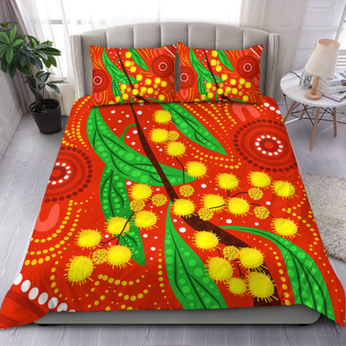 Australia Aboriginal Bedding Set - Aboriginal Dot Art Of Australian ...