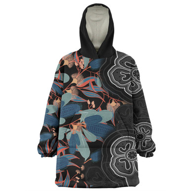 Australia Aboriginal Snug Hoodie - Australian Native Floral Seamless ...