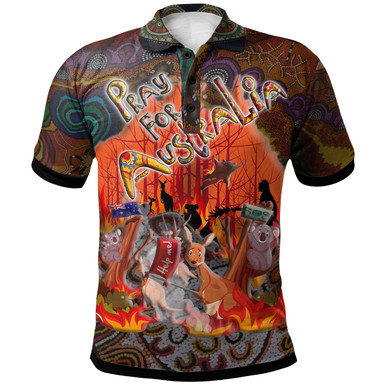 Australia Polo - Aboriginal Polo Shirt - Pray For Australia - My Australia