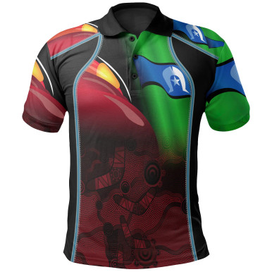 Australia Aboriginal Polo Shirt - Naidoc Week